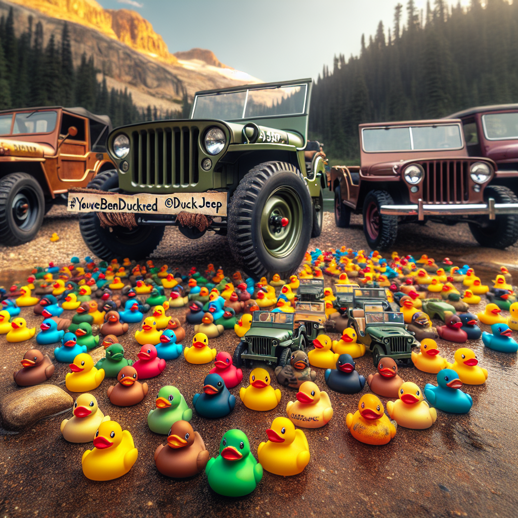 jeeps and rubber ducks